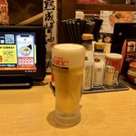 丸源ラーメン - 生ビール