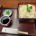 Soba Tatsu - 細うどん ざる（上から）