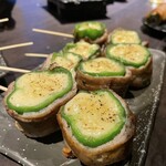 博多野菜巻き串焼き ここにこんね - 