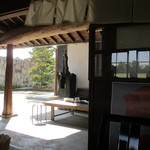 あやうた製麺 - テラス席。