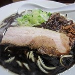 くじら食堂 - 本日限定　トリパイタンマー油　麺顔アップ