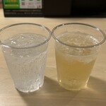 スーパーホテル - ウェルカムバーから2杯ゲット