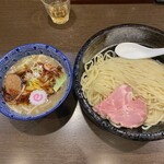 221758887 - 濃厚野菜辛つけ麺　麺大盛り(辛さ控えめ)