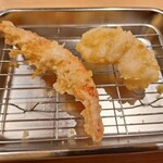 天麩羅処ひらお - ソフトシェルシュリンプ