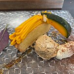 ソロウニコ - カボチャのタルトとカプチーノアイス