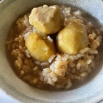 呑龍文庫 ももとせ - 利平栗の茶粥