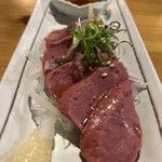 beef liver sashimi