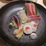 すしの大観 - しめ鯖、ほっき、水たこ