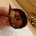 鮨あら井 - ネギトロ巻