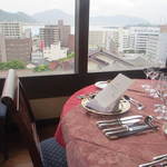 日和庵 - テーブルには、すでにセット