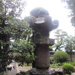 日和庵 - 店内庭の灯篭