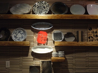 Asatsuki - 厨房内　お洒落な陶器