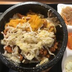 韓国家庭料理ジャンモ - 「チーズタッカルビ丼セット」（1,040円）