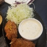 かつ弘 大在店 - 追加のカキフライ❗