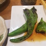 ふぐ料理・鮨 光 - 万願寺の焼いたやつ‼️これ大好き‼️醤油でさっぱりと✨