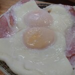 大衆酒場 西もり - ハムエッグ350円