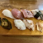 Iroha Zushi - 大将が手作りのスクラップブックにて地魚の説明を聞かせてくださいました。勉強になる〜！