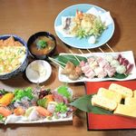 Kushiyakitoridogedaya - リーズナブルかつボリュームあるお料理の数々