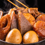[Nagoya food/local food] Assorted miso oden (5 types)