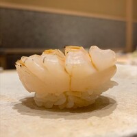 すし道 冨座 - ほたて炙り