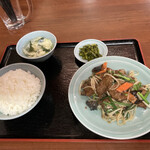 Taiwan Ryouri Aoba - レバニラ定食　850円
