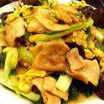 清香楼 - 豚肉と卵の野菜炒めです、惜しかったなぁ