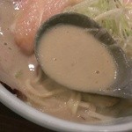 ばっこ志 - やばッ！！まじウマッ！！特別濃厚鶏白湯-ドロドロスープ(2013/10)