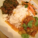 ハーフ＆ハーフ（カキ、マトンとほうれん草