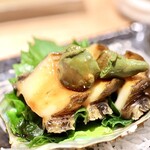 鮨と天ぷら にほんのうみ - あわびやわらか煮