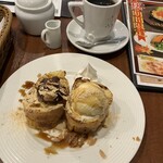 レストラン&スイーツ うふふ - 黒蜜きなこのフレンチトーストとうふふオリジナルコーヒーのセットで858円