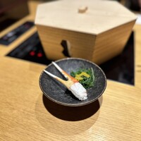 瓢嘻 新橋店 - 凌ぎ〜蟹爪と丘ひじきの酢の物