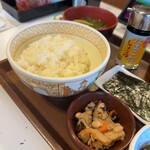 Sukiya - ご飯と海苔