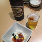 桜や - ビール大瓶（650円）