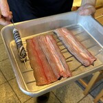 うな正 - 極上うな重　1尾半とうなぎのヒレ　9,200円 /900円