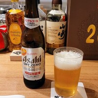 京中華 牧定 - お昼なのでアサヒドライゼロ