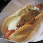 タリーズコーヒー - ボールパークドッグ マッシュルーム＆グレービー～ポルチーニテイスト～　３５０円