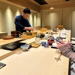 鮨 こう介 - 内観と握り場