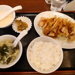 ryuukahantemmizonokuchiten - 油淋鶏定食