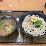 Hannariya - 肉つけ汁うどん（720円）