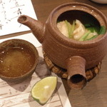 宇豆基野 - 椀　松茸土瓶蒸し　焼穴子　石川小芋