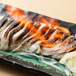 Specialty: Grilled marinated mackerel.
