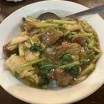 千里飯店 - 牛バラ肉かけご飯