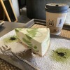 Ten - 抹茶レアチーズケーキセット1,500円