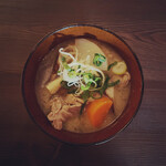 [Sometimes on cold days] Pork soup