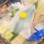 焼きとり 酒湊 - 呼子直送ヤリイカ造り