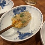 焼きとり 酒湊 - 生つくね　ねぎ塩