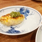 焼きとり 酒湊 - 生つくね　きざみわさび