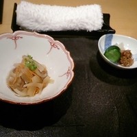 ぎんざ 一二岐 - 鰹の南蛮漬け、自家製のお新香