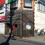 キッチン ブルー グローブ - 店舗外観、いつもと反対側から