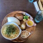 Kitchen おとわ - ワンプレートランチ(ハンバーグ+パスタ)